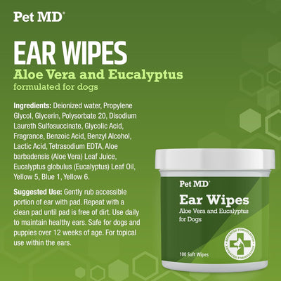 Dog Ear Cleaning Wipes