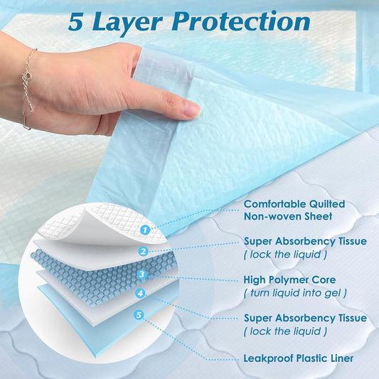 PawDry Emergency Absorbent Sheets - Instant Liquid Lock & Odor Control for Hardwood Floors