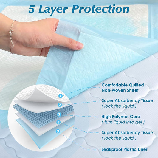 PawDry Emergency Absorbent Sheets - Instant Liquid Lock & Odor Control for Hardwood Floors