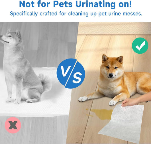 PawDry Emergency Absorbent Sheets - Instant Liquid Lock & Odor Control for Hardwood Floors
